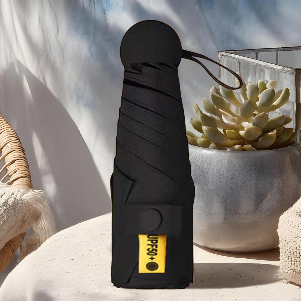 Pocket Sun Protection Umbrella UV Blocker Travel Pocket Umbrella Lightweight Rain Sun Protection Women Men Outdoor Accessories