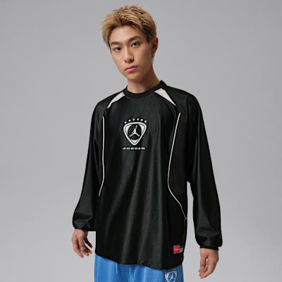 Jordan As M J T Shirts Men s Black/White Crew Neck Moderate 2XL
