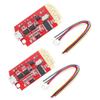 HiLetgo 2pcs CT14 Stereo Bluetooth Amplifier Board 5V AMP F Class 5W+5W Amplifier Module with Charging Port for Speaker Modification DIY