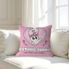 Cute E-Esther B-Bunny Pillow Case Removable Washable Cushion Cover – All-Season Soft Linen