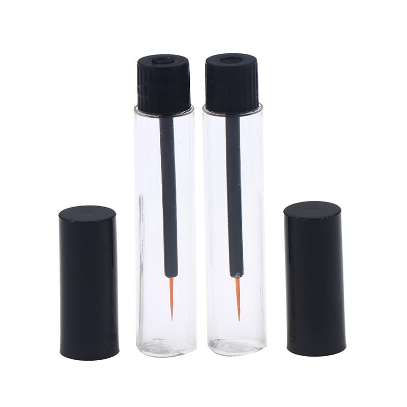 1/5 szt. 10 ml Pusta tubka do eyelinera Fiolka na rzęsy Butelka na rzęsy Drobne żółte włosy Przezroczysty pojemnik na makijaż Tubka