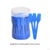 100 Pieces Makeup Spatulas Foundation Mixing Tool Cosmetic Spade Reusable Easy Clean