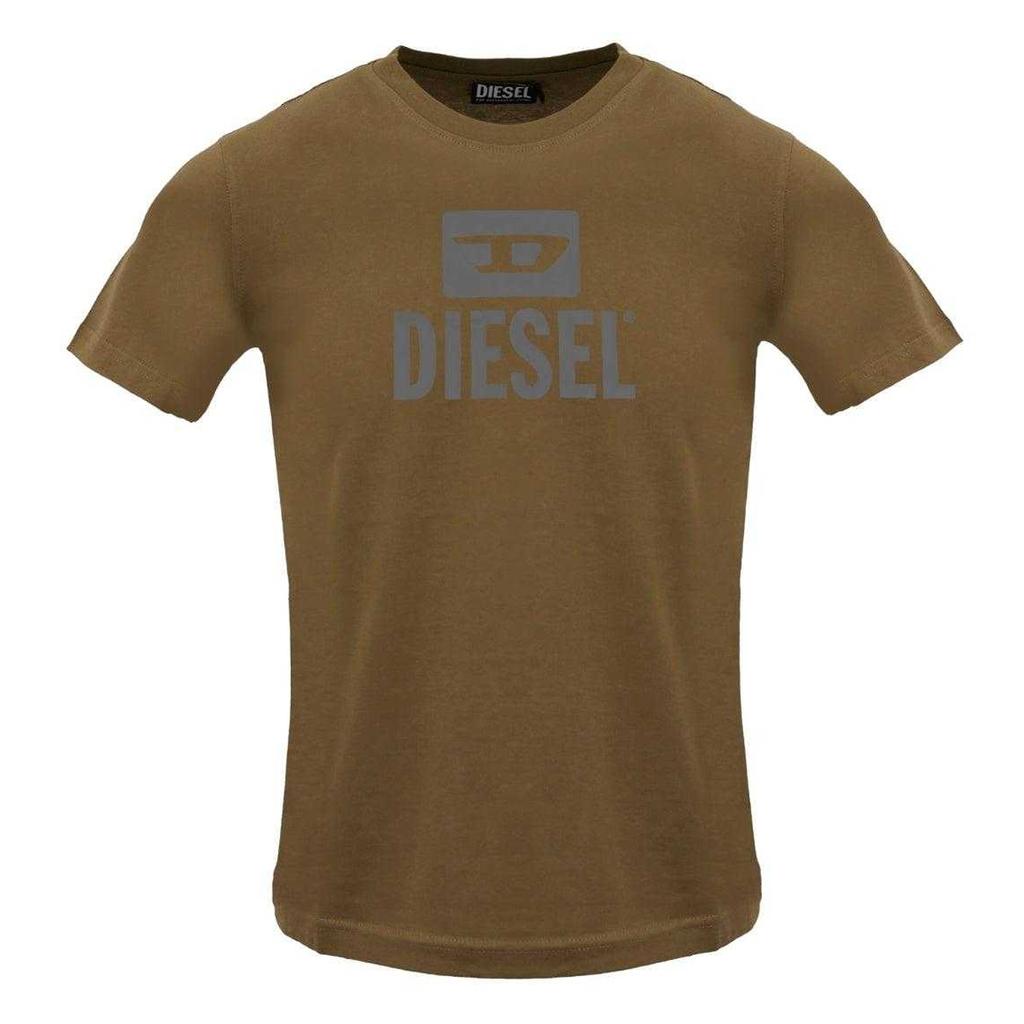 Diesel Mens Monotone Logo T-Shirt