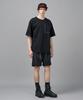 COMSPACE1980 Side Slit Design T-Shirt_Black