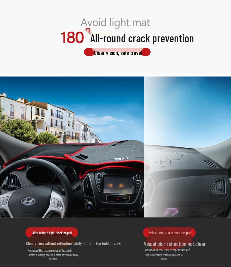 Wuling Hongguang V/S Center Console Sunshade Pad with Non-Slip, Light-Blocking Features - Compatible with All Models