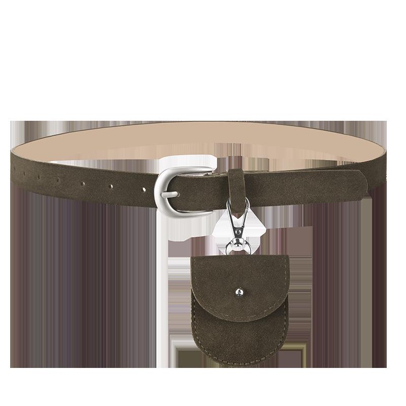 2025 Retro Faux Suede Plush Waist Bag Belt – High-End Decorative Leather Belt for Women, Perfect for Jeans & Skirts