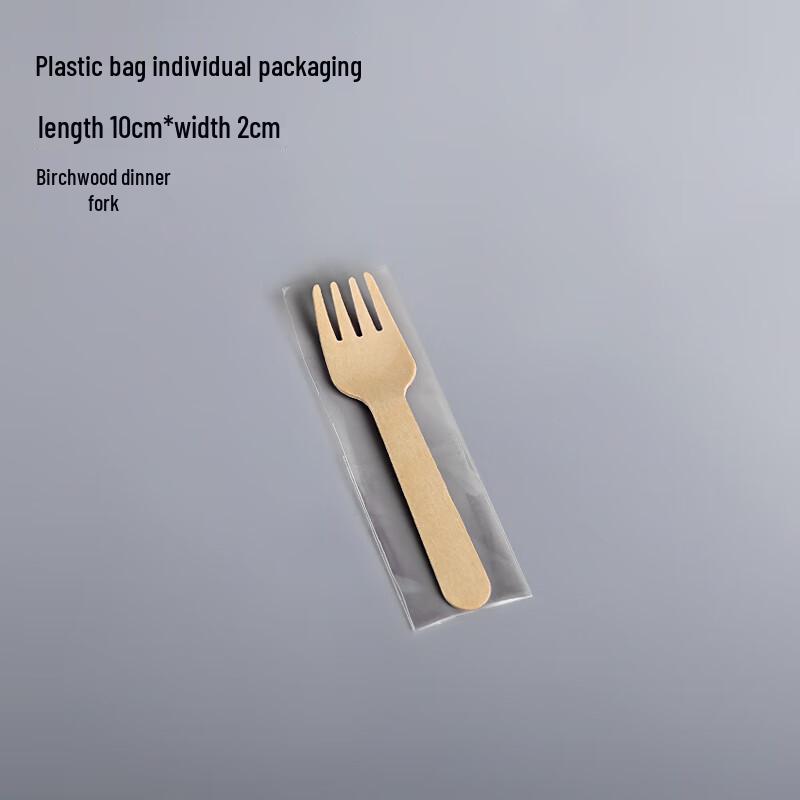 Wuhe Disposable Bamboo Ice Cream Spoon Forks