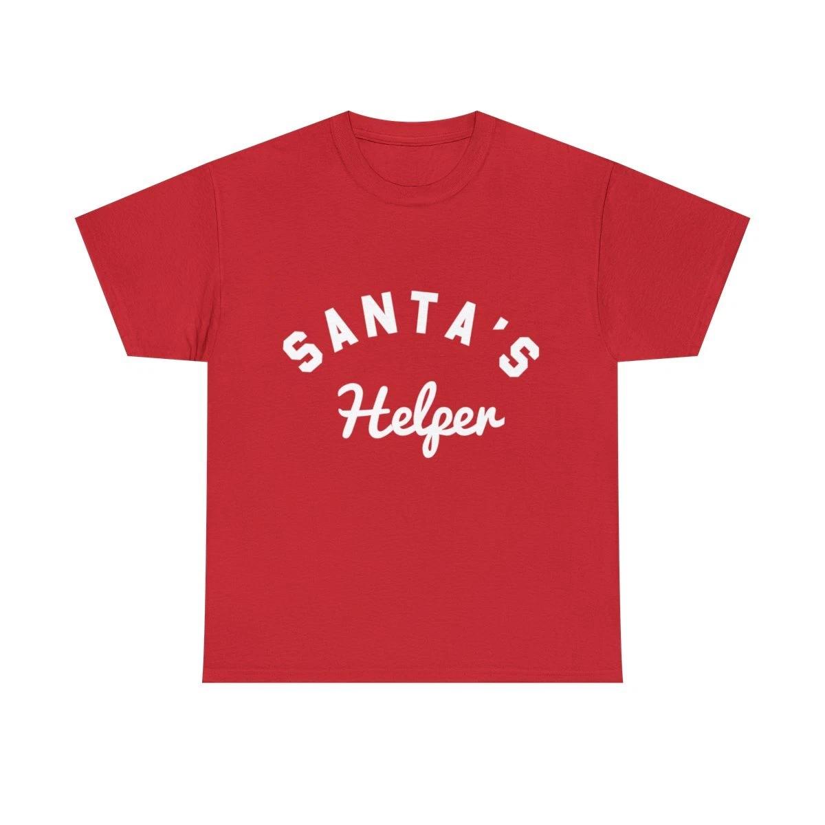 

Santa s Helper Graphic Tee Shirt S