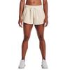 Under Armour Rival Fleece Short, Womens Beige Shorts