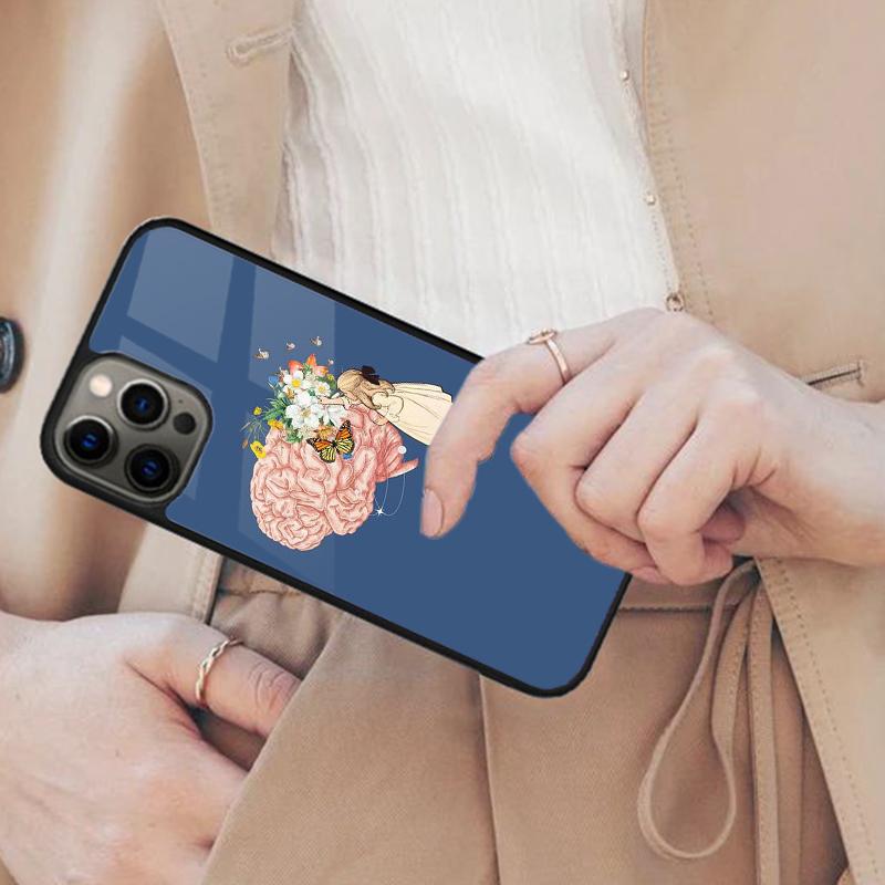 Brain Art Magnetic Phone Case For APPLE iPhone 17 Air 16 14 13 12 Pro Max 15 Plus Wireless Charge With MagSafe Cover