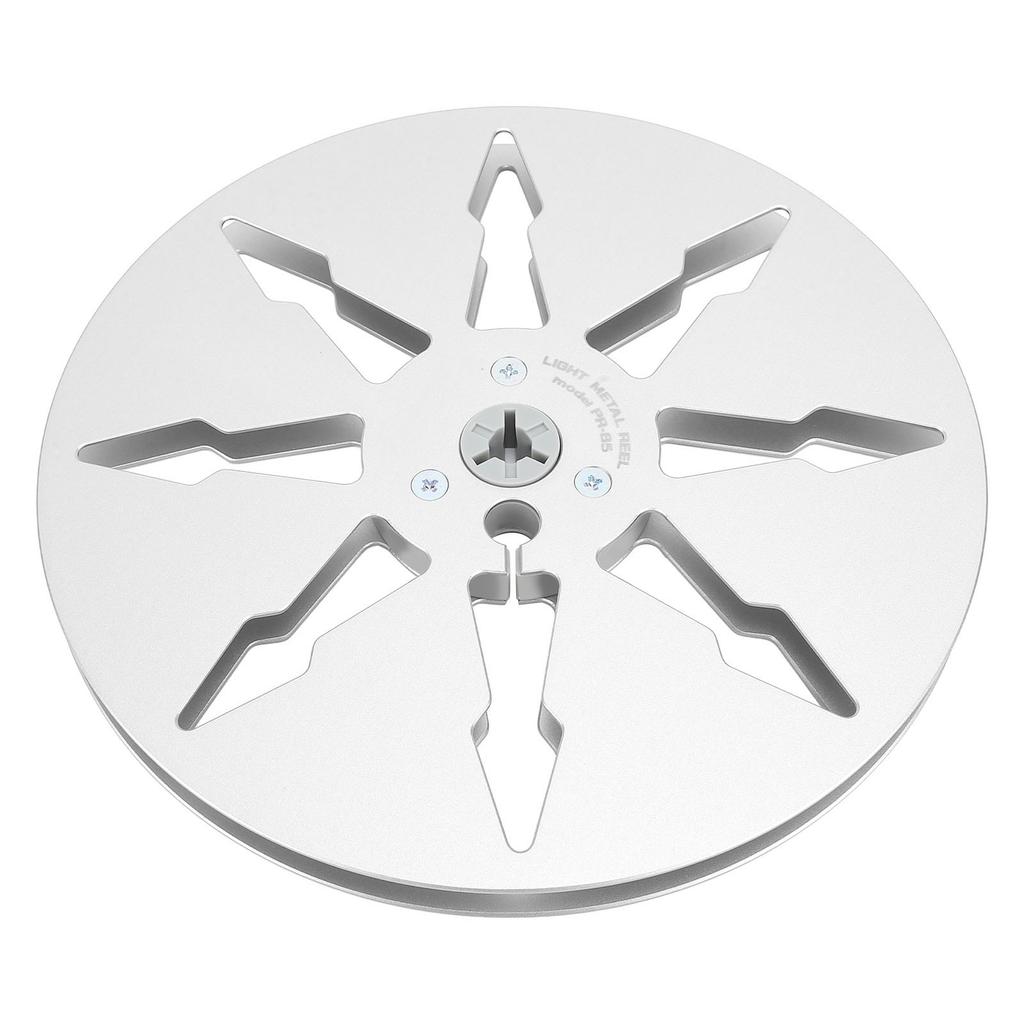 Rolă de bandă goală de 14,7 inch, cu 8 găuri, din aliaj de aluminiu, cu bandă deschisă, pentru sunet, pentru rolă la rolă