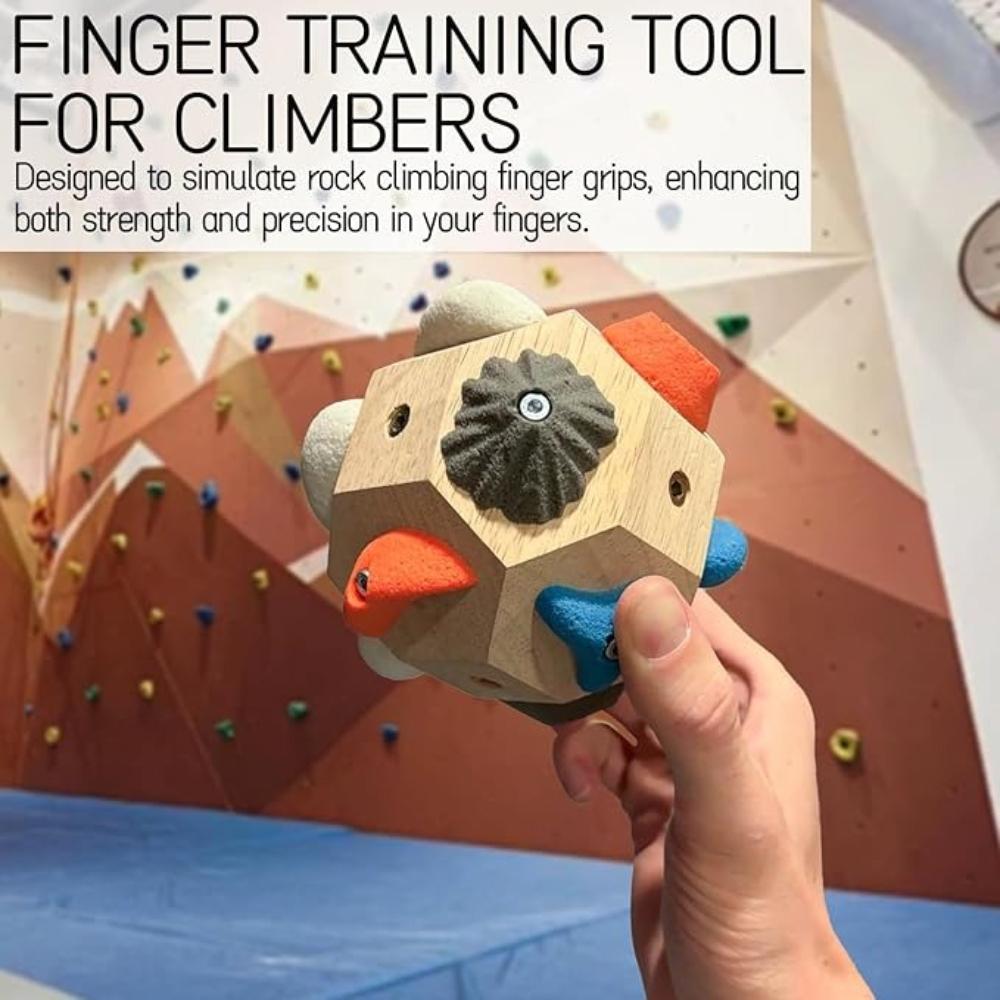 Compact ABS Climbing Exercise Block For Enhancing Finger Flexibility And Grip Control Travel Friendly Climbing Trainer