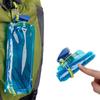 Foldable Water Bottles Reusable Flexible Travel Bottle Plastic Pouch Soft Flask Water Bag With Carabiner Clip