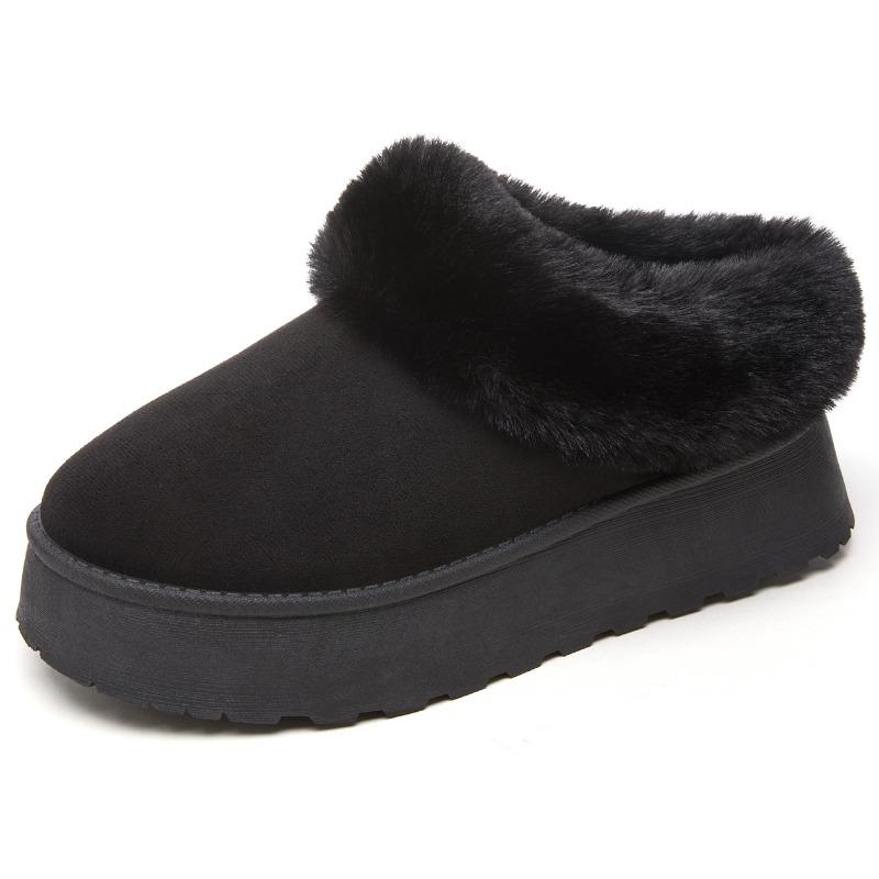 Snow Boots Women's New Velvet Thickened Short Boots Fashion Versatile Cotton Boots Soft-soled Boots Children's Cold-proof Warm Cotton Shoes