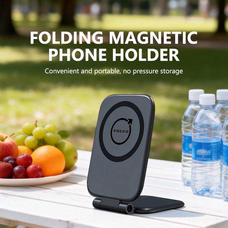 Foldable Magnetic Car Phone Holder Air Vent Dashboard Mount Universal Stand For Volvo V60 V50 V40 S80 S60 S90 C40 XC40 V70 XC70 ari963
