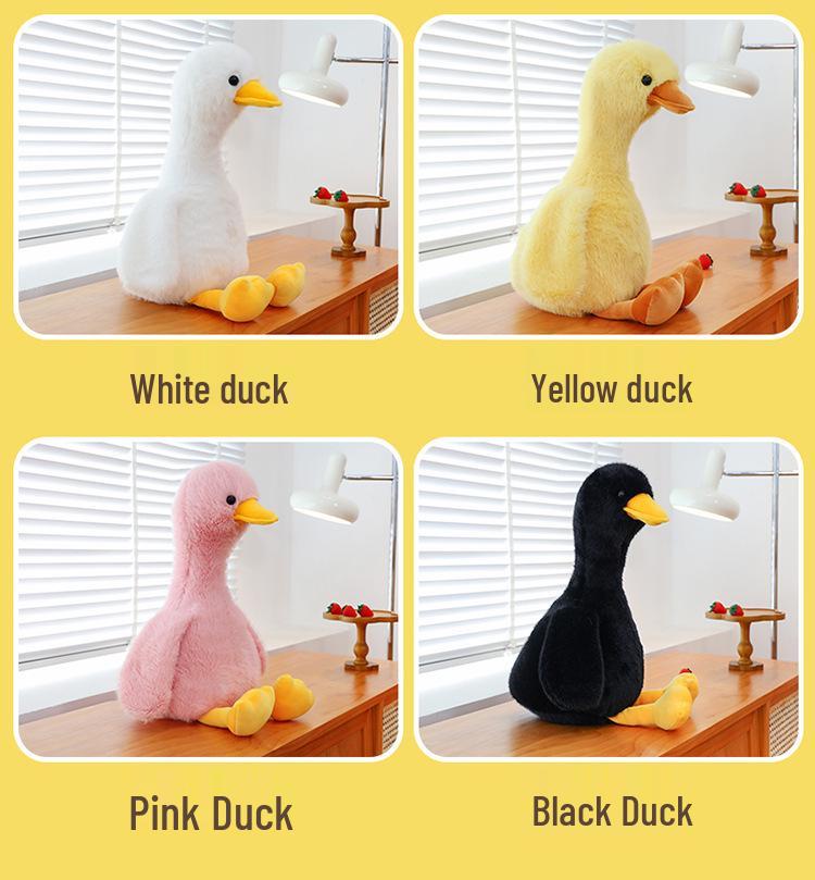 Adorable Yellow Duckling & Black Swan Plush Toy - Perfect for Kids' Birthdays