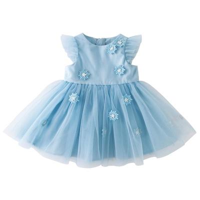 DAVE & BELLA Sommer-Netz-Prinzessinnenkleid für Mädchen