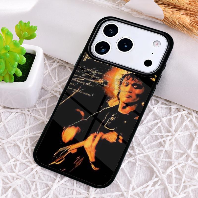 Viktor Tsoi Coque Shockproof Phone Case for iPhone 17 Air 16e 15 11 12 14 13 Pro Max Cover Coque