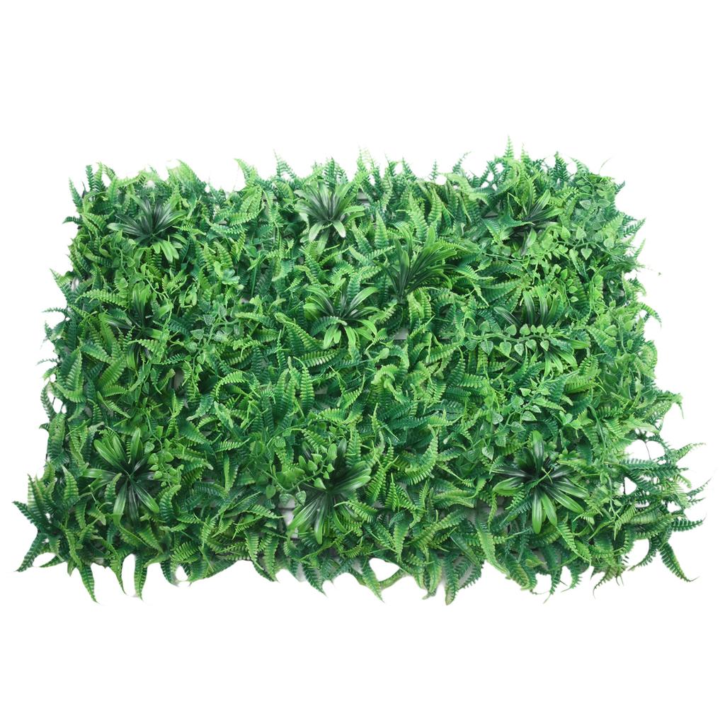 Simulation Wall Plant Green Grass Square Plastic Home Decoration Family