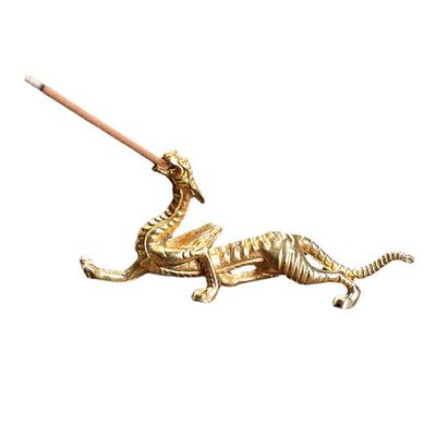 Creative Dragon Incense Burner Stick Holder Vintage Sandalwood Base Decor Crafts