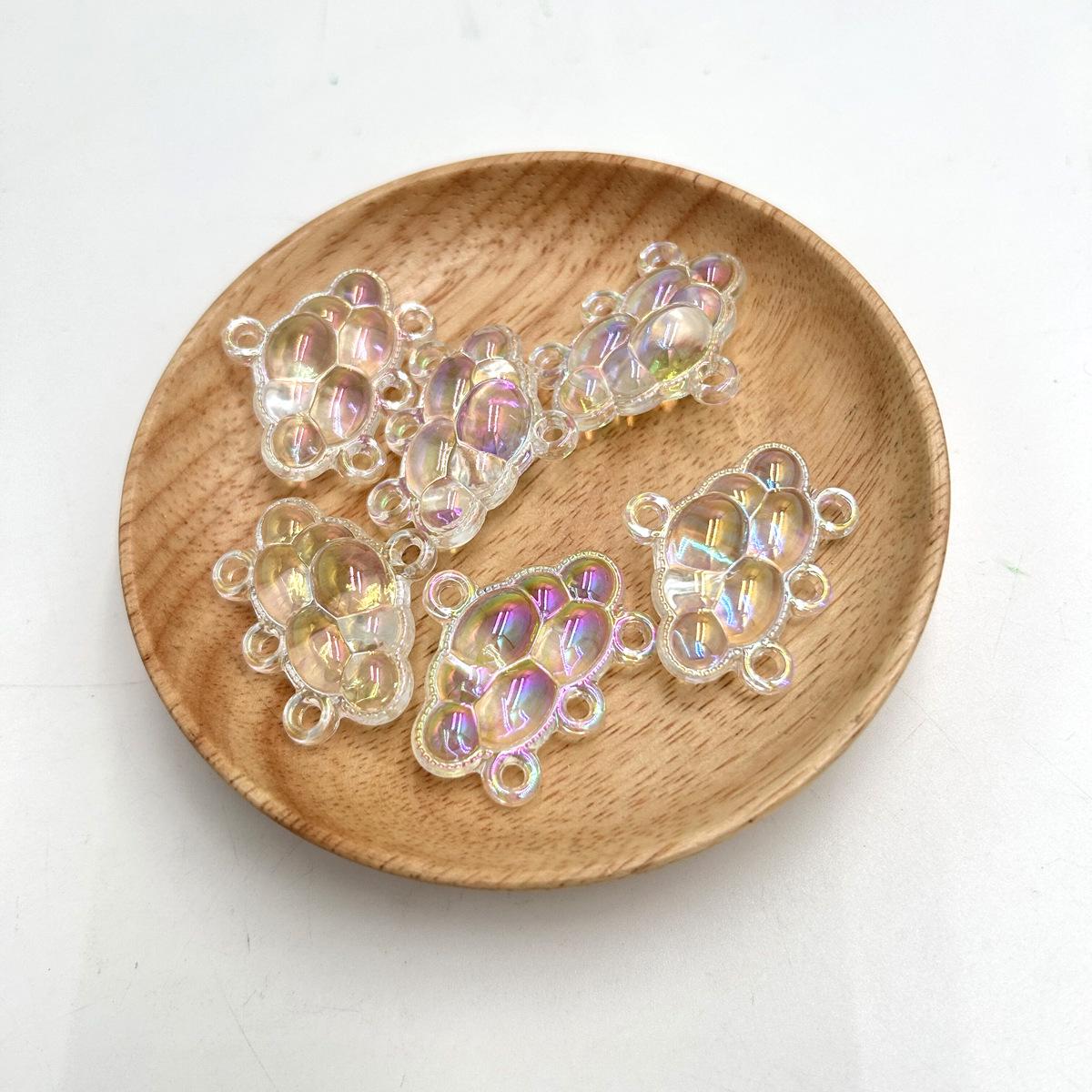 

Прозрачный акриловый кулон в виде облака с УФ-покрытием, 27x35 мм, для самостоятельного изготовления цепочек для телефона и подвесок для автомобиля