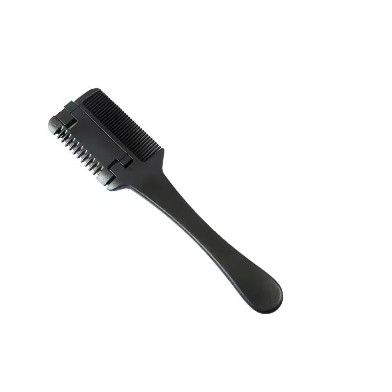 Двусторонний гребень-бритва и бритвенный нож - Прореживатель волос, парикмахерская бритва, расческа для волос