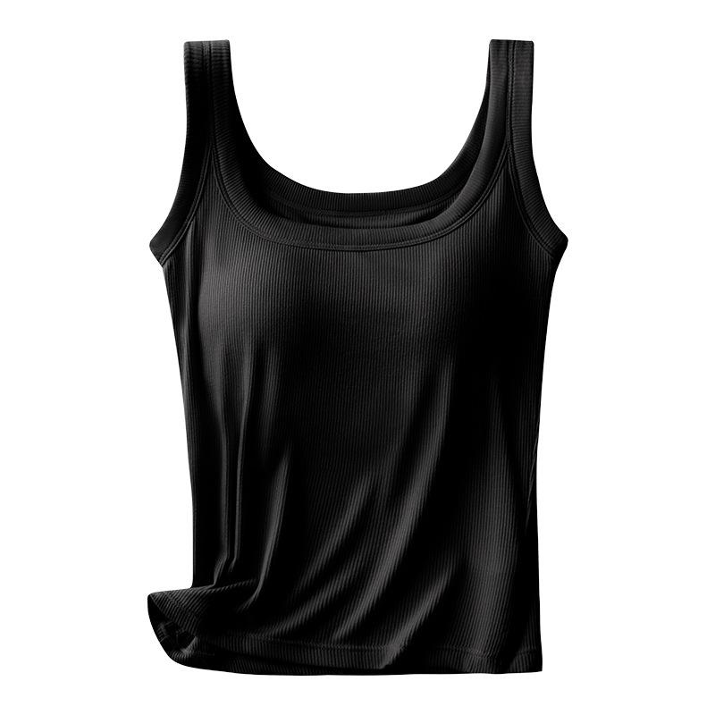 

Женская майка из модального хлопка большого размера со встроенным бюстгальтером - Дизайн с квадратным вырезом, защищающий от излишней открытости L (45-52.5 kg)