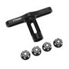 17mm Wheel Hex Nuts Sleeve 17mm Hex Nuts Installation Tool Wrench with 17mm Coupling Hub Nut Cap