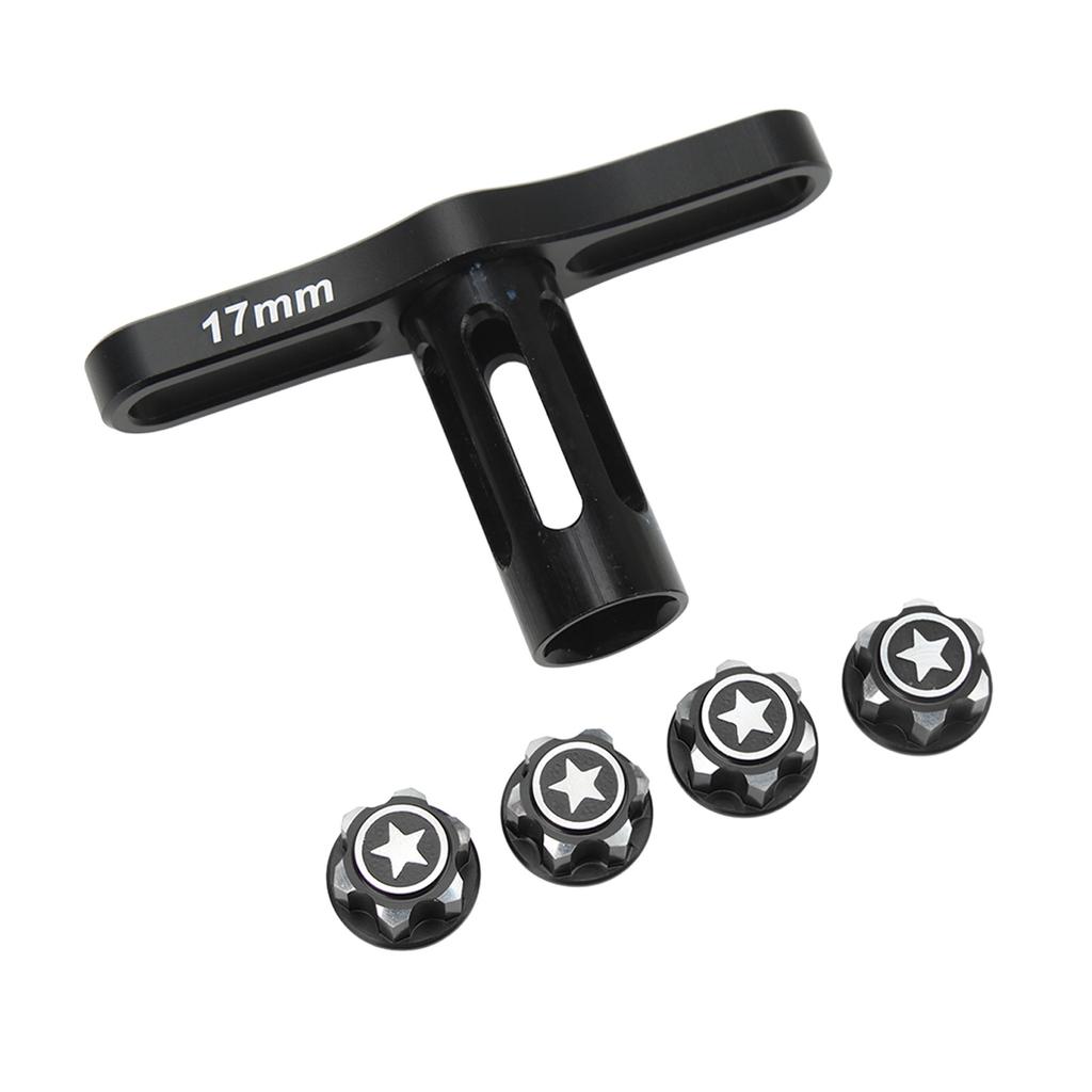 17mm Wheel Hex Nuts Sleeve 17mm Hex Nuts Installation Tool Wrench with 17mm Coupling Hub Nut Cap