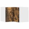 Lucca Wall Corner Cabinet Smoked Oak 57 X 57 X 40 Cm
