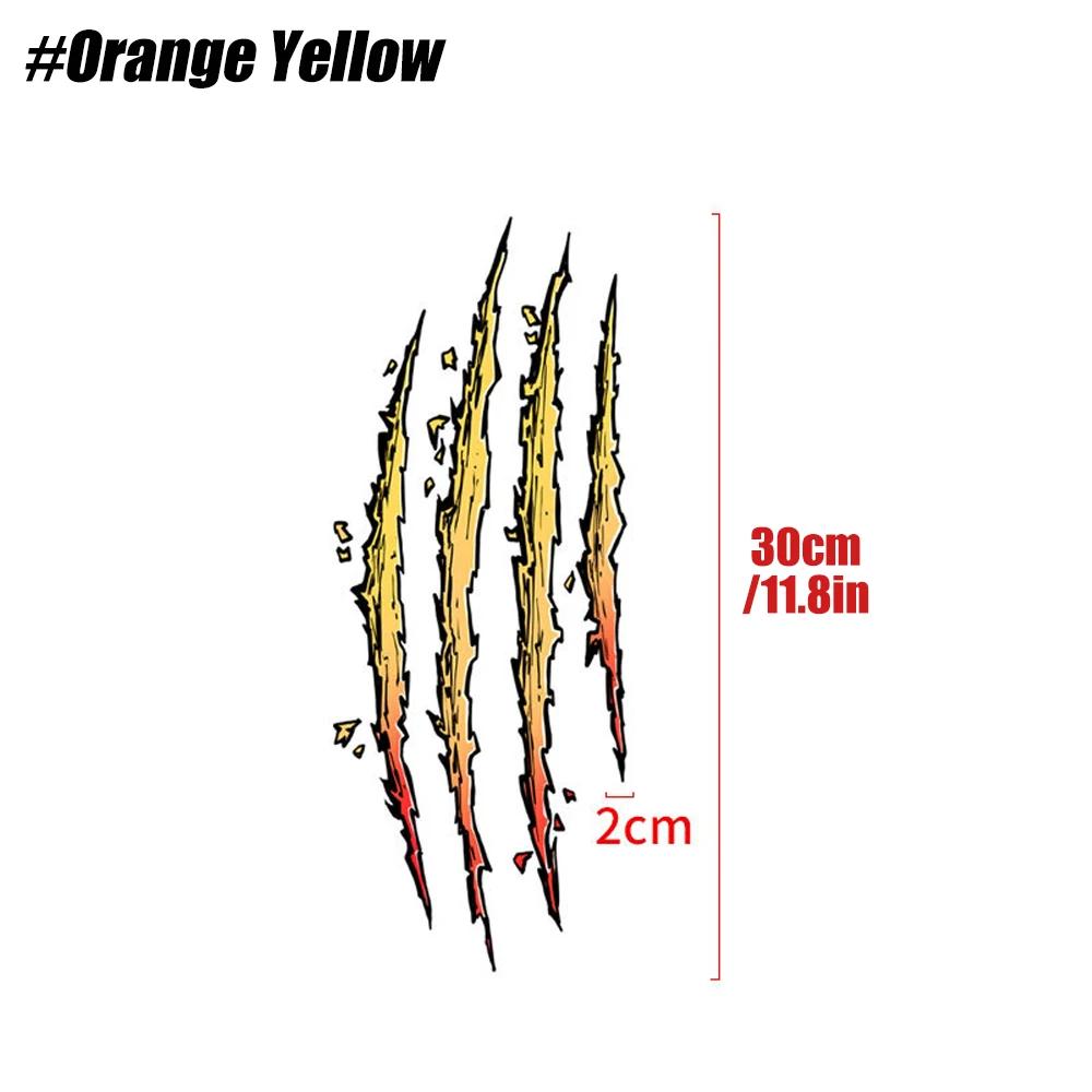 1Pc Car Decals Monster Claw Scratch Marks Auto Headlight Bumper Sticker Water-Repellent Automobile Motorcycle Vinyl Decal