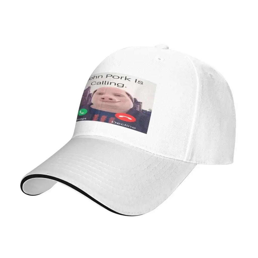 John Pork Is Calling Answer Call Phone Cap Unisex Caps Women Baseball Caps Cap Unisex Summer Unisex Hat Baseball Cap