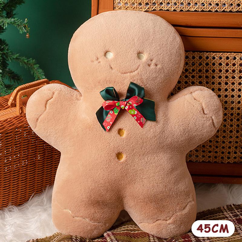 20/30/40/42/45/48Cm Colorful Christmas Decorations Plush Pillows Gingerbread Man Figurines Christmas Gifts