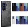 Samsung Galaxy Z Fold 7 Half-Edge Crocodile Leather Case