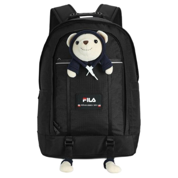 New FILA Fabric Backpack Extra Small Unisex Black F13U449133FBK