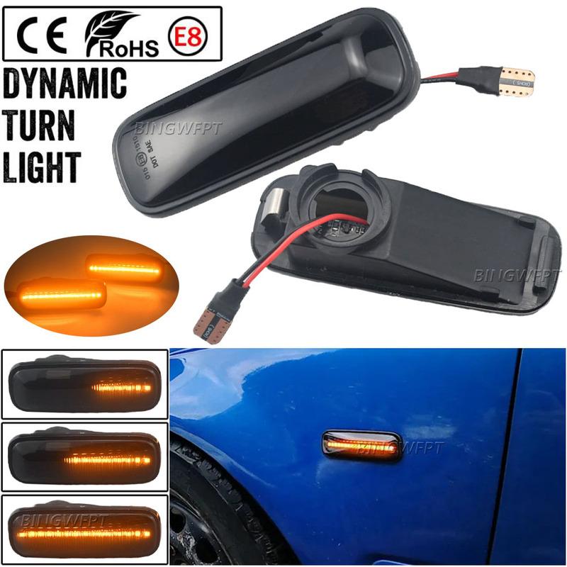 1Pair Car Side Marker Lights For Honda Civic 1996 1997 1998 1999 2000 Car LED Fender Indicator Lights Turn Signal Lamp 12V