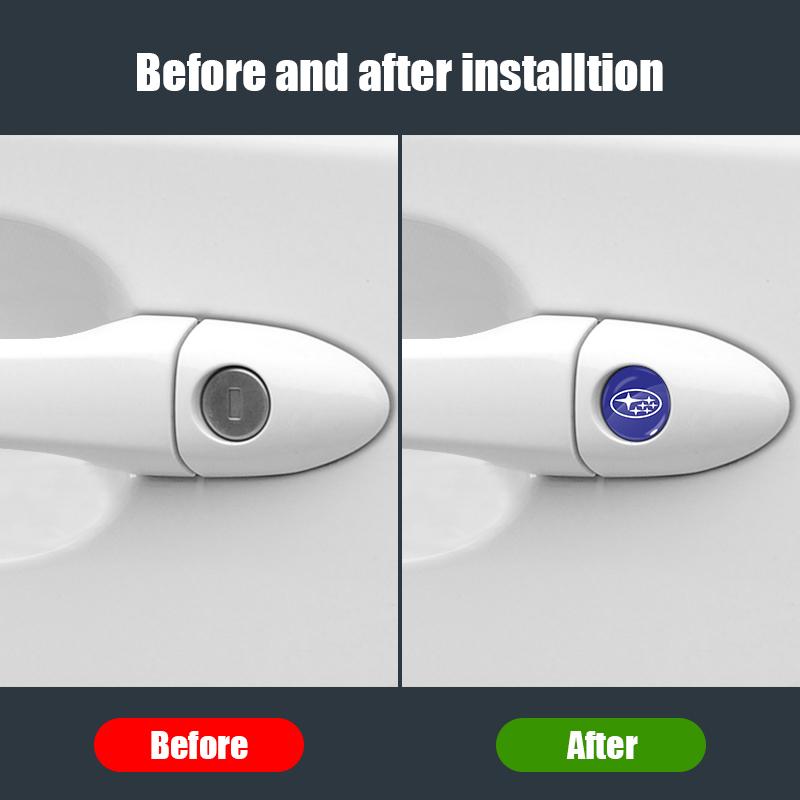 2/4/6 Buc. Autocolant Emblema Gaură Cheie Blocare Ușă Mașină Autocolant Protector Mașină Pentru Subaru STI BRZ Impreza Forester Legacy Outback Levorg Tribeca