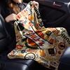 Custom Name basketball Theme Printed Blanket - Perfect for Couch, Bed, Travel & Outdoor Use | Machine Washable, Cozy & Durable.