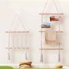 Handmade Woven Tapestry Cotton Rope Storage Rack Wall Art Wall Hanging Pendant  Gift