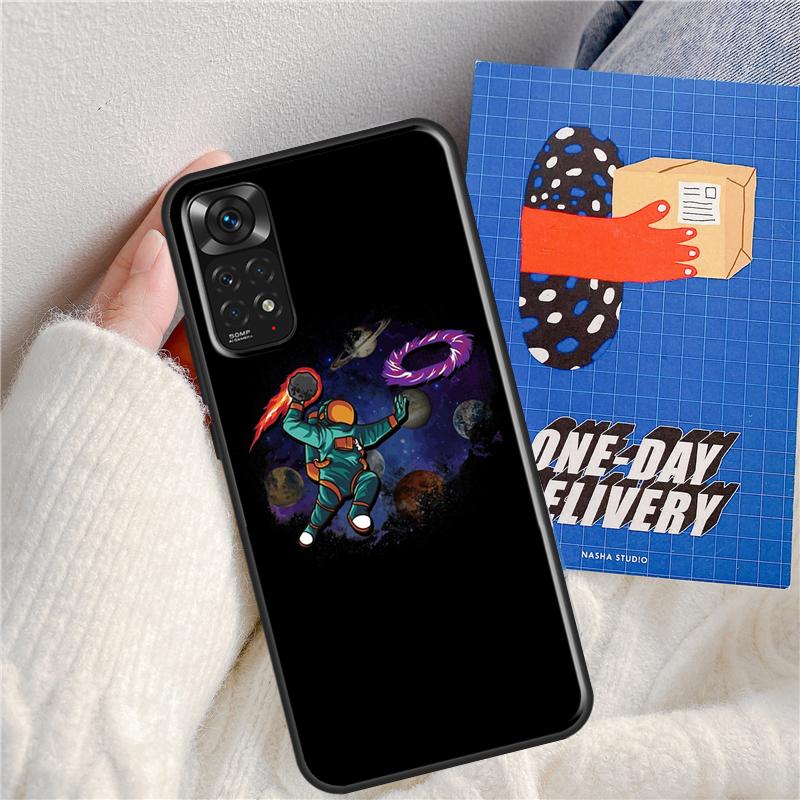 Astronaut Space Dunk Case For Xiaomi Redmi Note 8 9 10 11 Pro 8T 9S 10S 11S Redmi K50 K40 Gaming 9A 9C 9T 10C