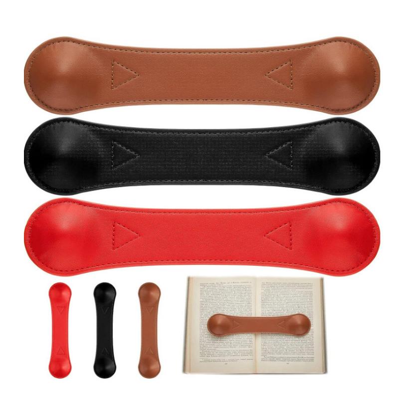 Zakładka do książek z obciążeniem, skórzana, uchwyt na książki, stały ciężarek do czytania, zakładka do książek z naciskiem