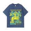 275 GSM Washed T-shirts 100% Cotton Sakamoto Days V6 Taro Print Unisex Heavy Cotton T Shirt