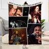 Bob Marley Reggae Legend Blanket Soft Warm Cozy Perfect For Seaside Bed Livingroom For All Seasons Playful Design
