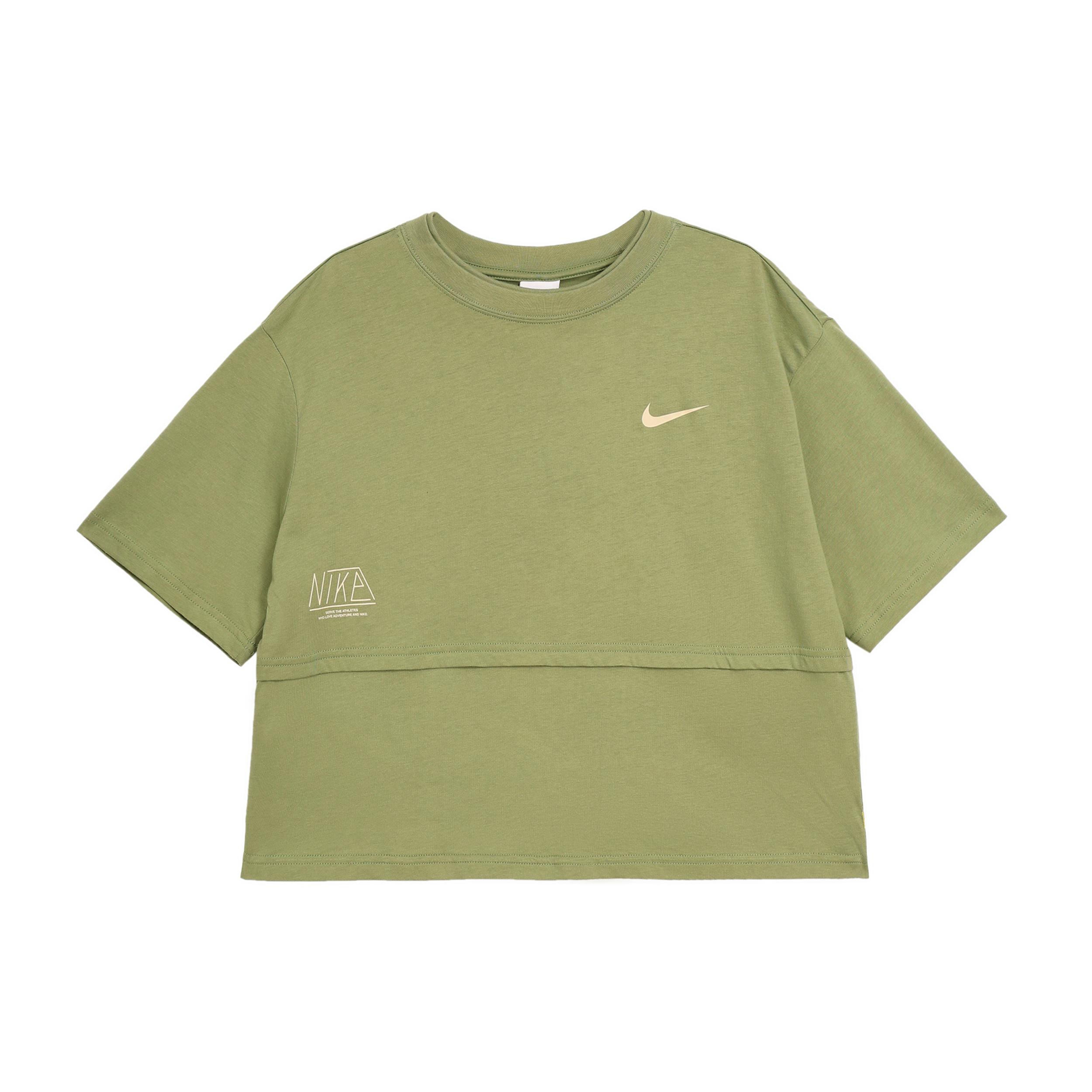 

New Nike AS W NSW Training Sporty T-Shirt Green FQ7009-386 XS