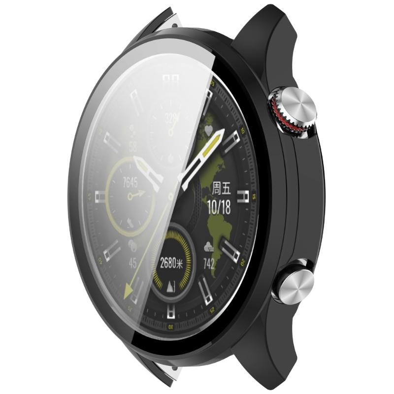 Integrated Screen Protector Frame Protectios Case for Watch 5 Professional Smartwatch PC Tempered Glass Cover