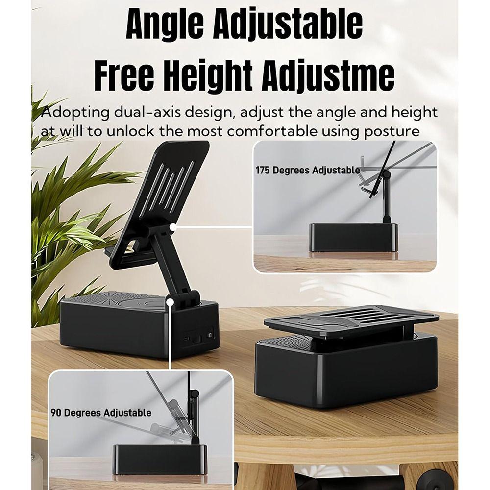 HD Sound Handyhalter mit Lautsprecher Faltbare Handyhalterung Neu Bluetooth Audio Handyhalter