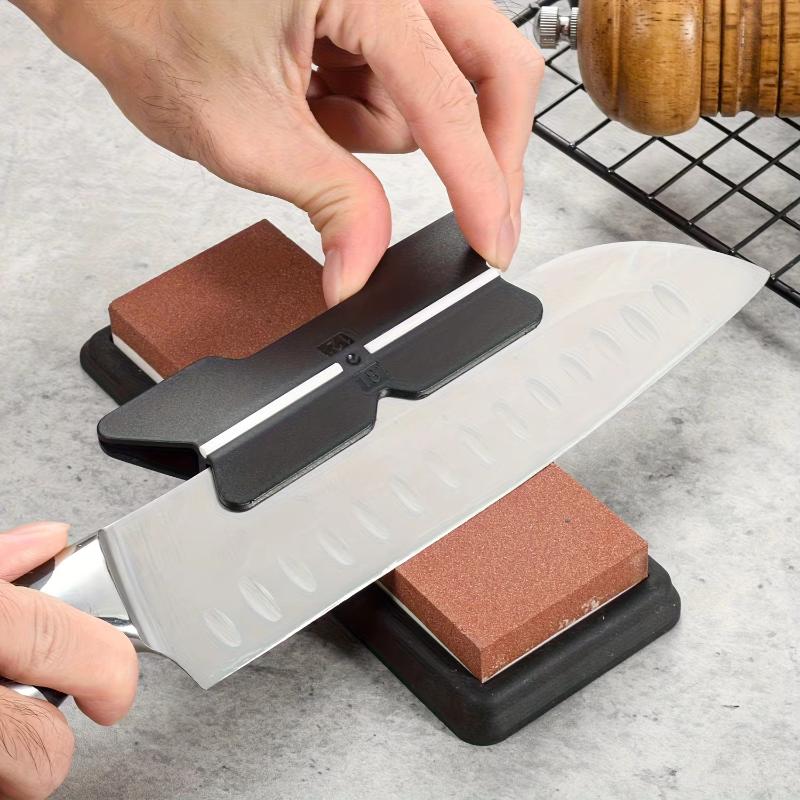 Fixed Angle Sharpening Jig 4-in-1 Universal Honing Guide Tool for All Types of Knives Chisels Scissors Daily Use