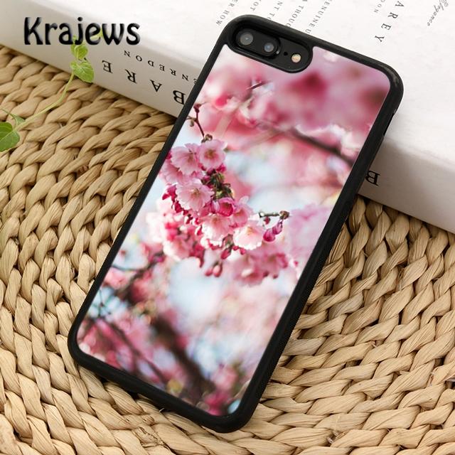 Cherry Blossom Floral Phone Case Cover For iPhone 17 Air 16 15 14 plus 12 13 pro max coque Shell Fundas