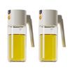 Ölsprühflasche Spender, 2-in-1 Glasmaterial Küchen Kochöl Sprüher, Lebensmittelgeeignet Nachfüllbar Koch Sprüher mit Ausgießer, für Küche, Salat,