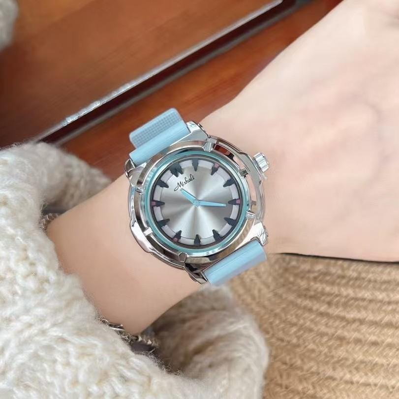 Silicone Watch Personality Trend Large Dial Cool Feeling Xiaohongshu